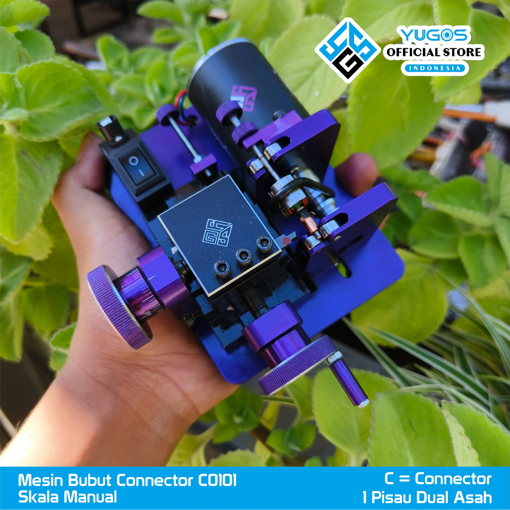mesin bubut kepala angkur/conector standar C0101 YUGOS