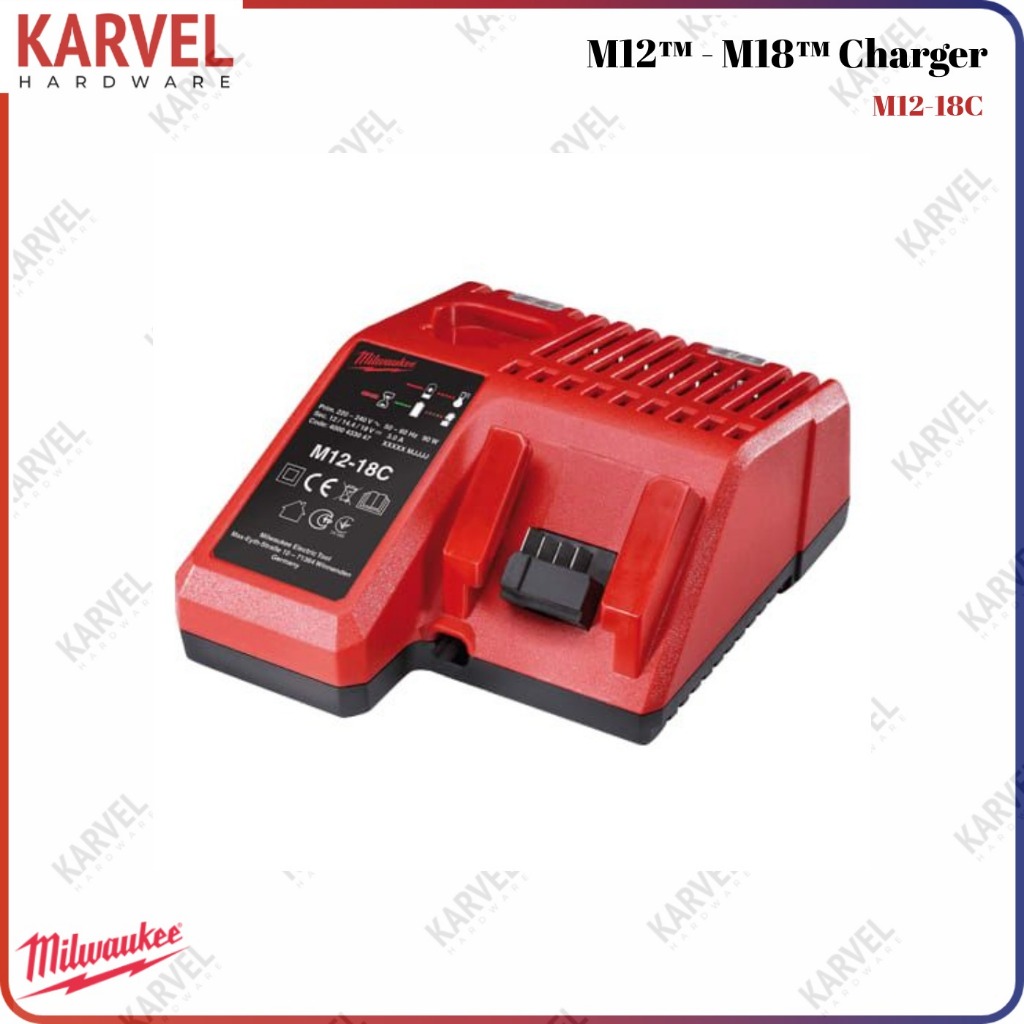 Milwaukee M12-18C 12 Volt & 18 Volt Charger