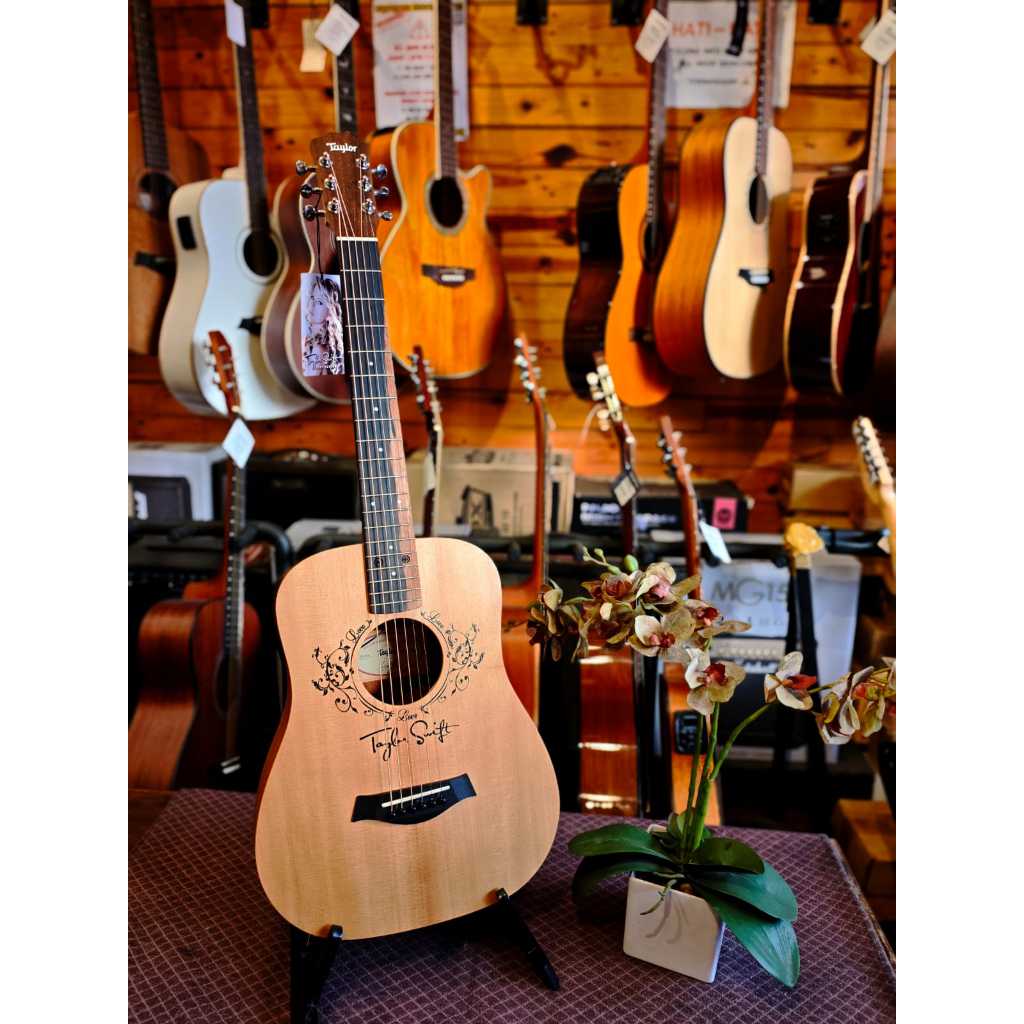 Taylor Baby Taylor-e Acoustic Guitar w/Bag, Taylor Swift Signature