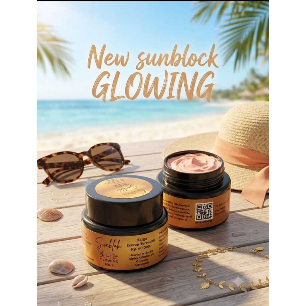 SUNBLOCK GLOWING TRC/TRC SKINCARE BPOM TERBARU
