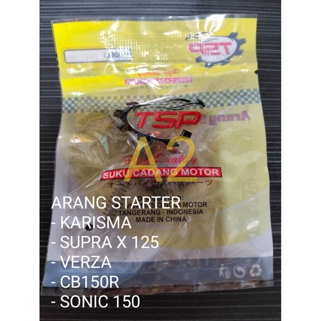 CARBON BRUSH ARANG ARENG STARTER STATER KARISMA SUPRA X 125 VERZA CB150R SONIC 150 / KPH TSP