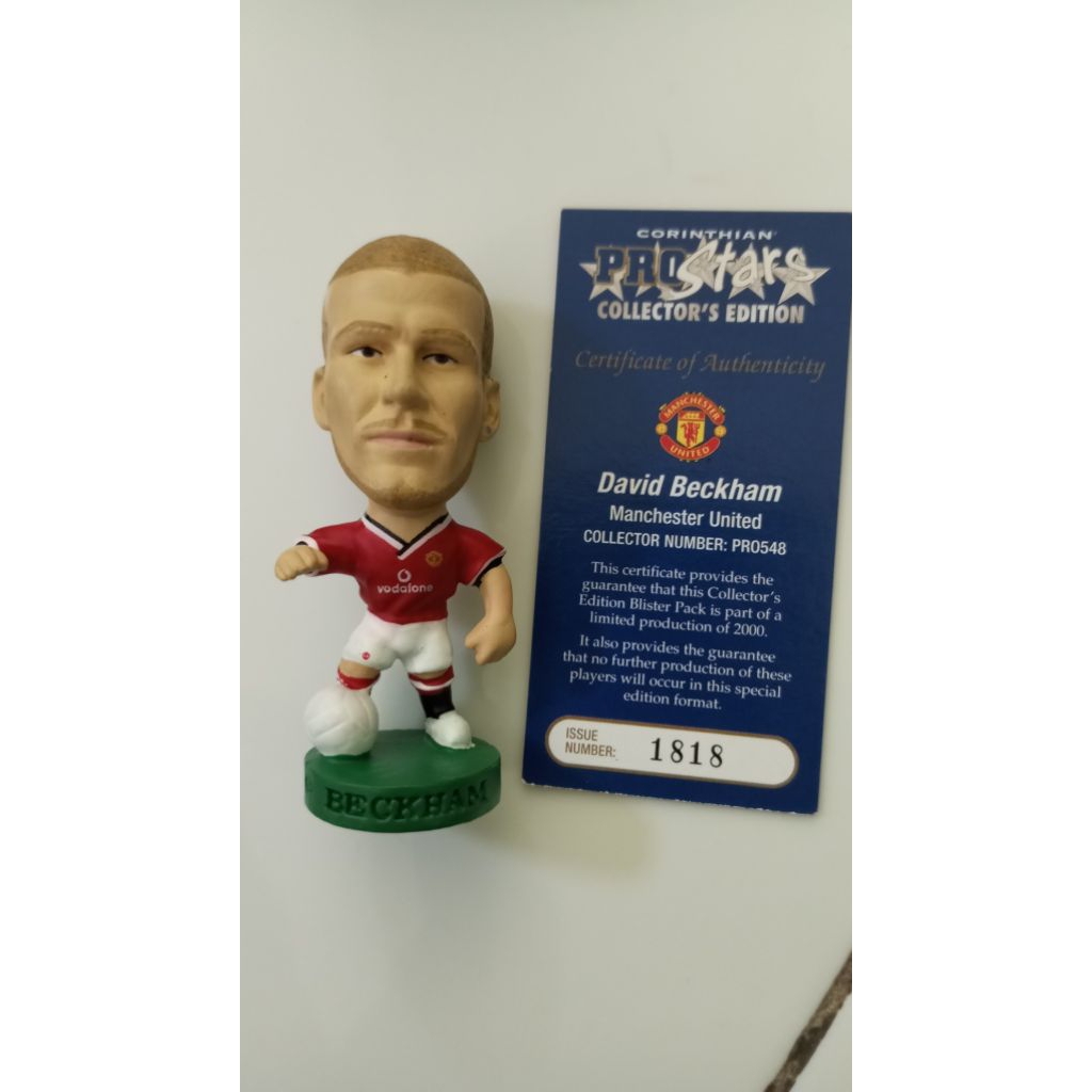 action figure David Beckham manchester united 2001