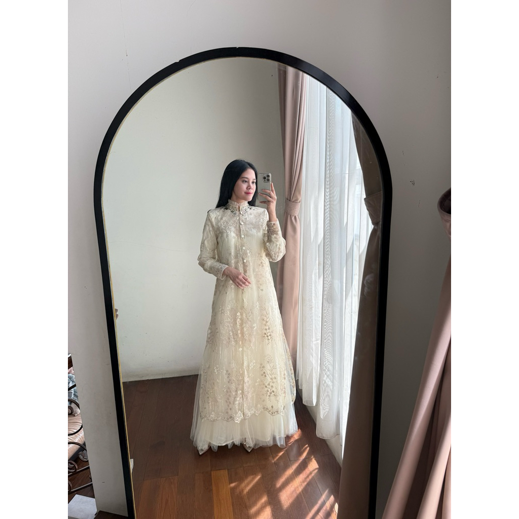 amrthelabel / camellina dress / ivory