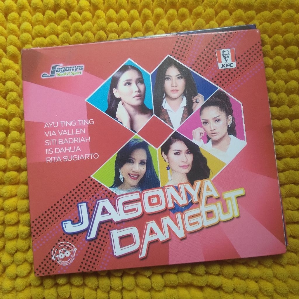 CD COMPACT DISC JAGONYA DANGDUT - AYU TING TING VIA VALEN SITI BADRIAH IIS DAHLIA RITA SUGIARTO
