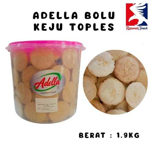 adella bolu kering keju snack berat 1,9kg