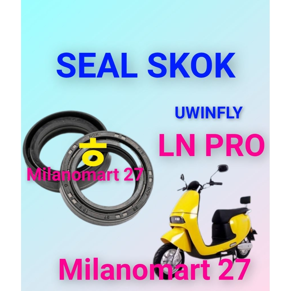 seal skok depan motor listrik uwinfly LN PRO sil shock depan sepeda listrik uwinfly LN PRO