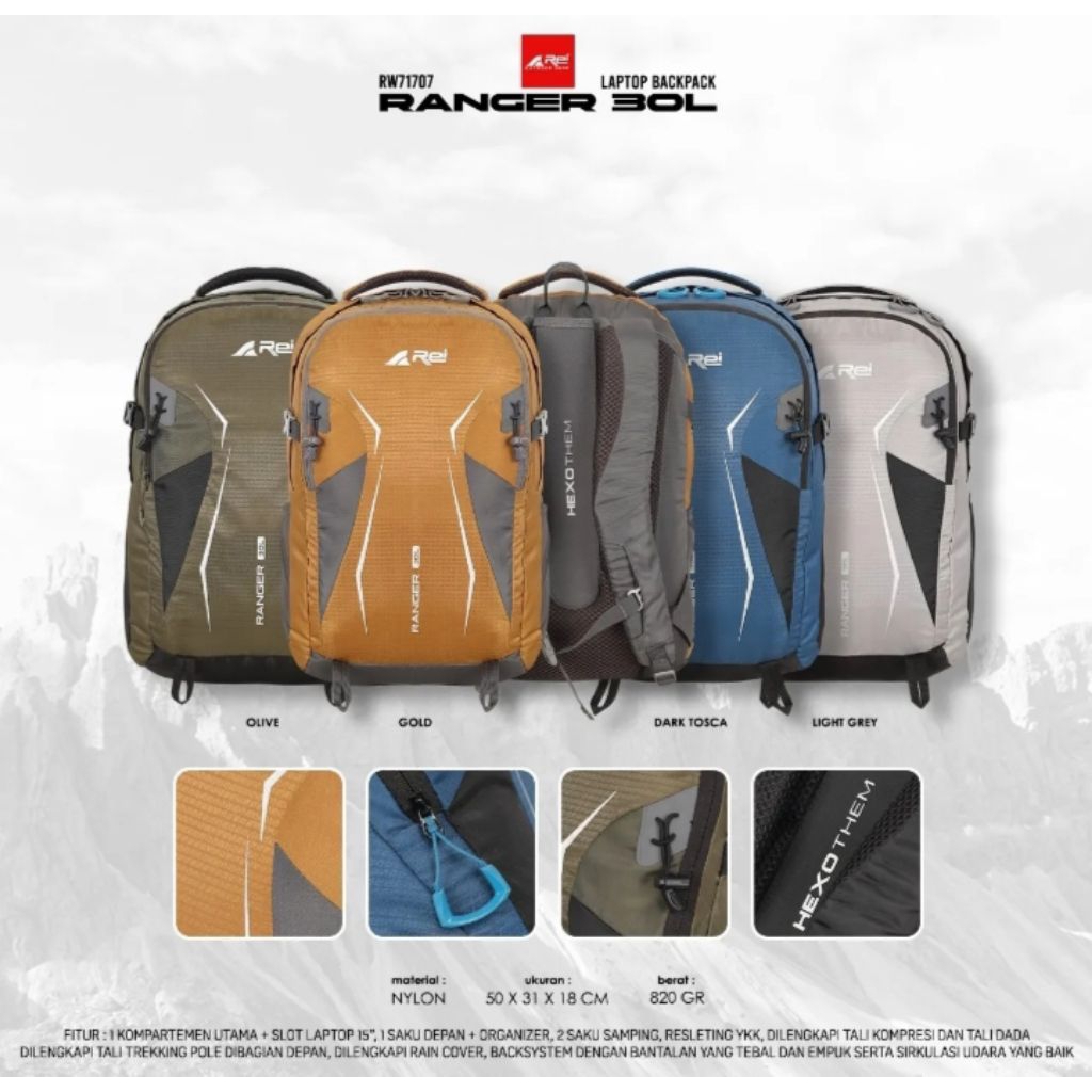 TAS RANSEL REI RANGER 30L