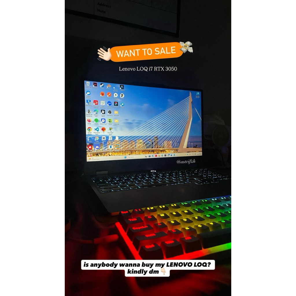 Lenovo LOQ i7 gen 13 RTX 3050