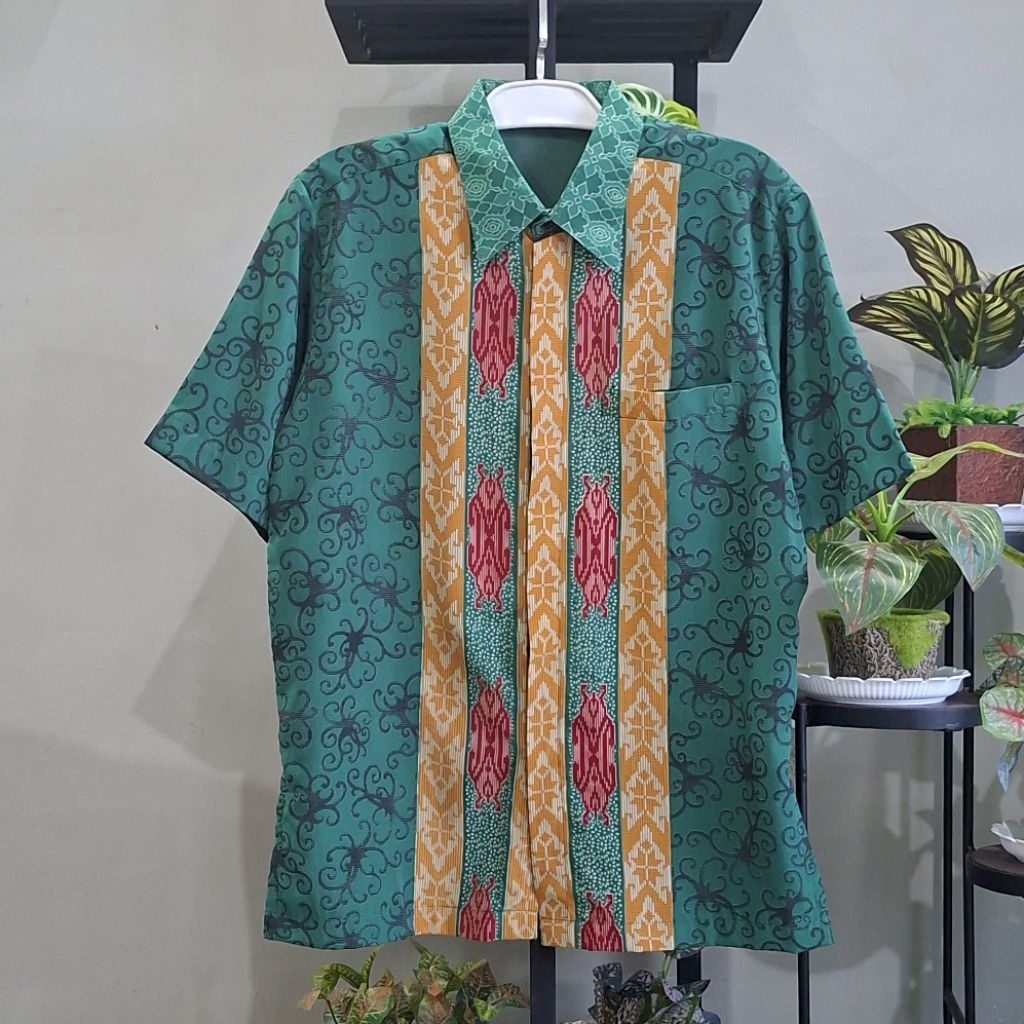 Baju batik pria lengan pendek Arjuna Weda Original | Preloved