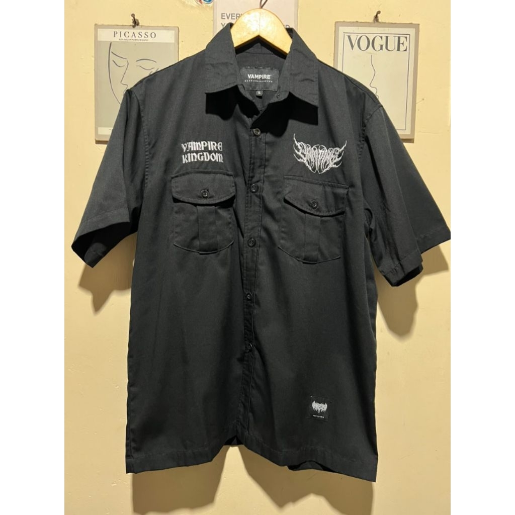 kemeja workshirt vampire kingdom second mulus size xl