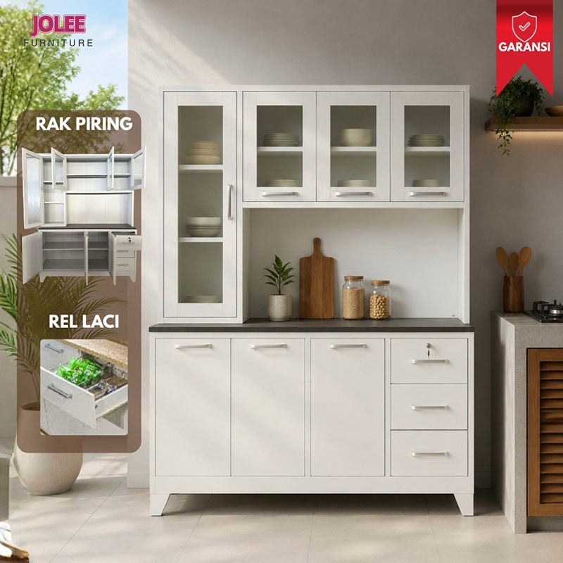 Belanja Rak Dapur, Bonus Lemari Plastik-Rak Dapur / Kitchen Set /Lemari Dapur /  Kabinet Dapur/Lemar
