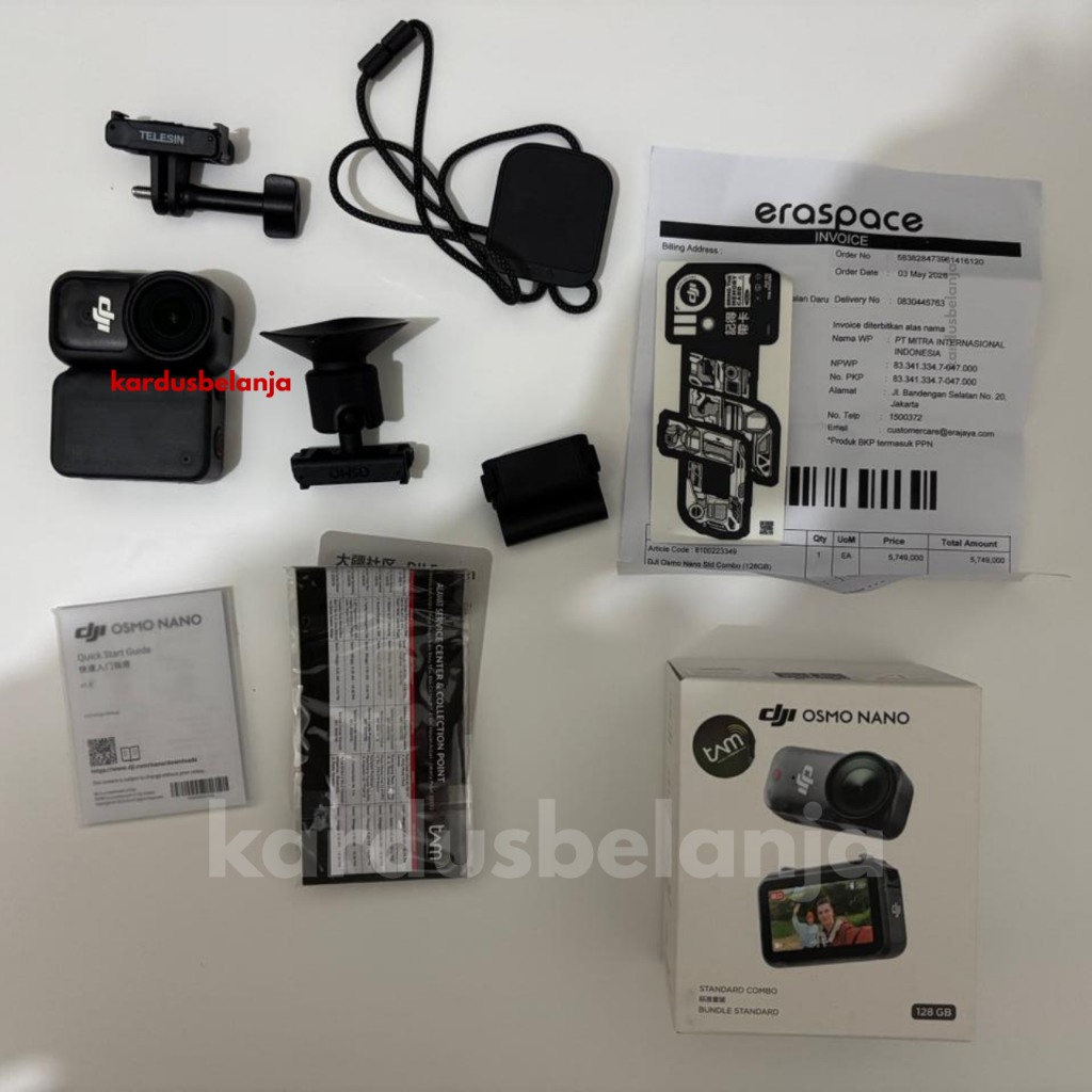 DJI OSMO NANO 128GB ACTION CAMERA 4K SECOND