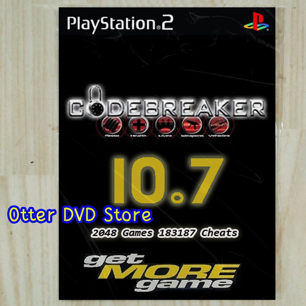 Kaset Game PS 2 PS2 CodeBreaker Code Breaker 10.7 ( 2048 Games 183187 Cheats )