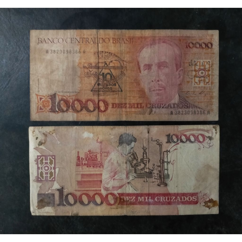 uang 10000 Brazil UBCN jelek