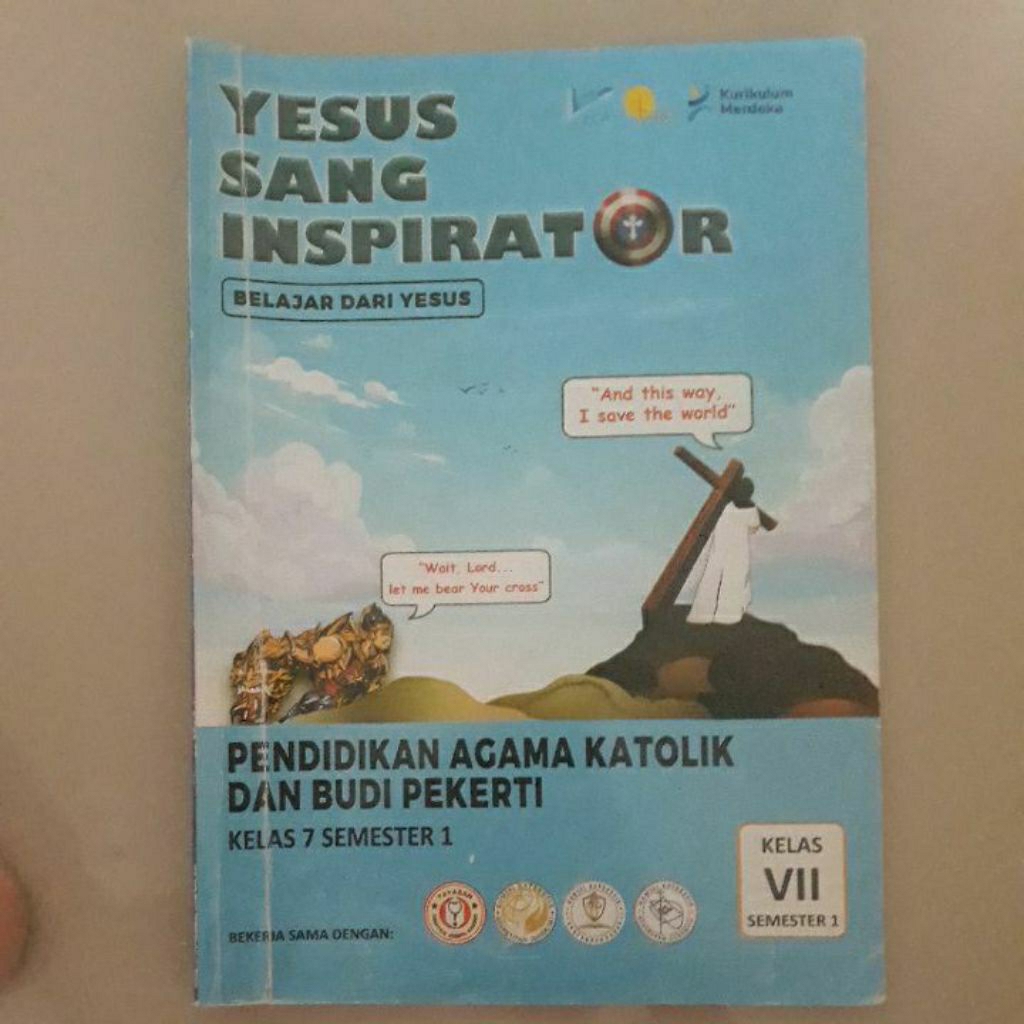 Buku Yesus Sang Inspirator kelas 7/ELP, bekas