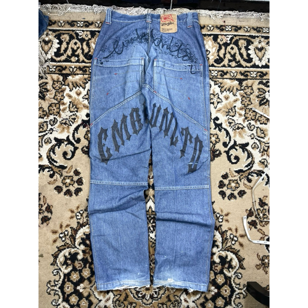 long pants y2k emba big pocket l