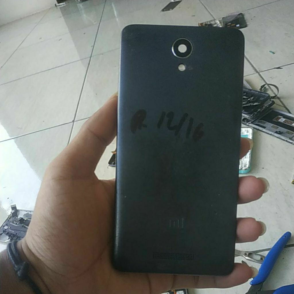 backdoor bekas redmi note 2 tanpa tombol
