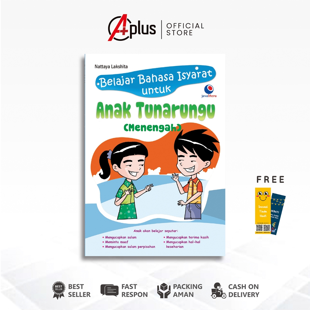 Buku Belajar Bahasa Isyarat untuk Anak Tunarungu Menengah Dengan Metode Bisindo - Javalitera