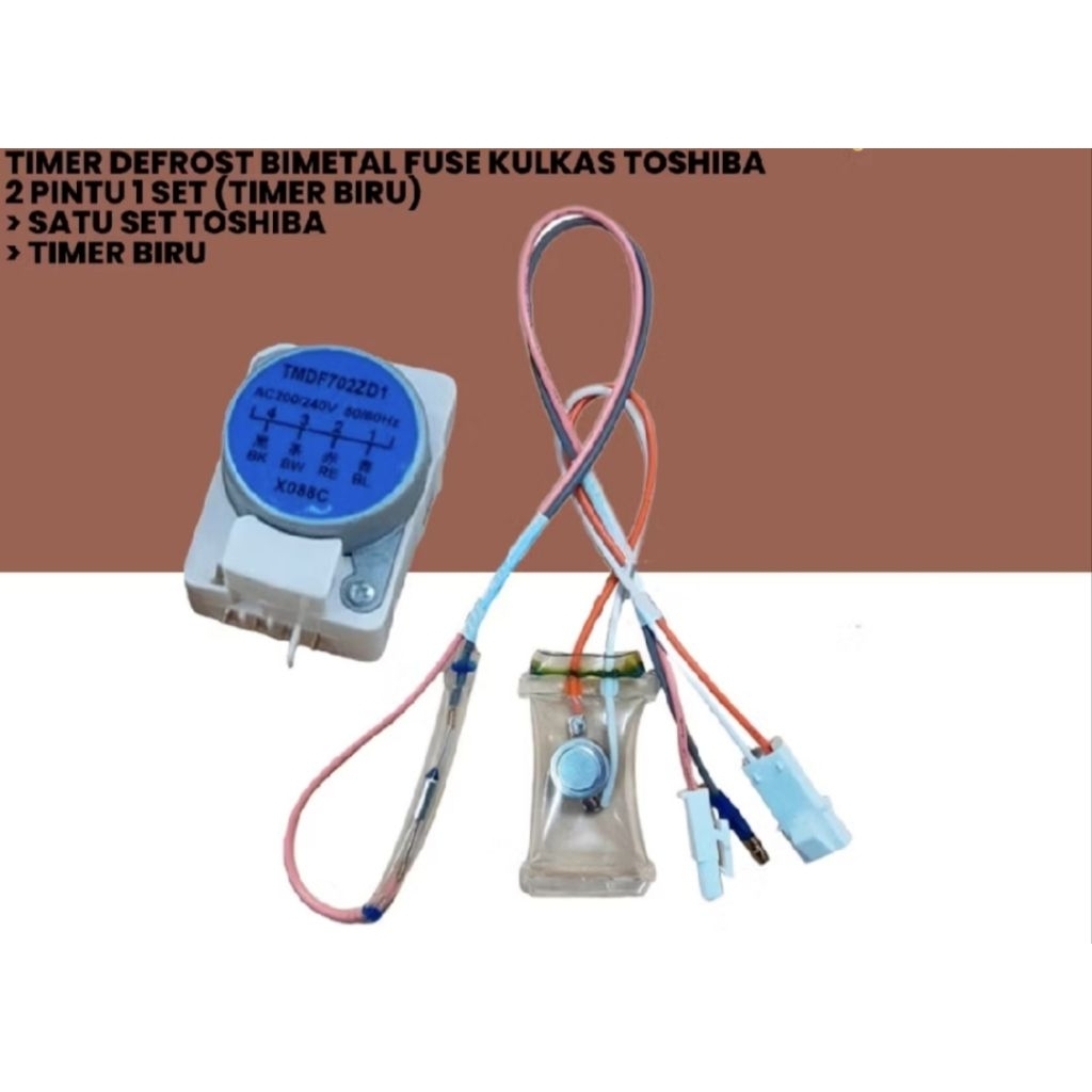 TIMER + DEFROST KULKAS TOSHIBA 2 PINTU – AWET