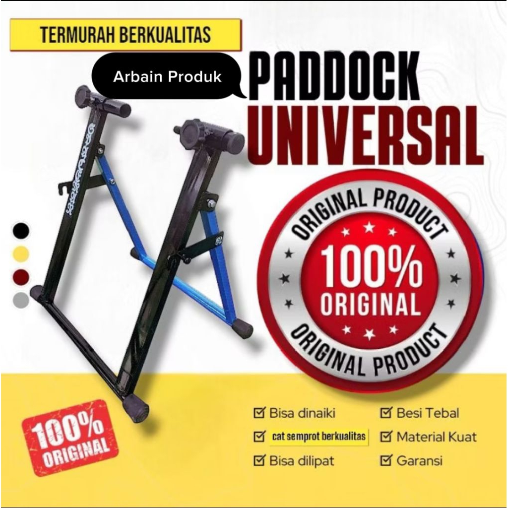 Stand Paddock Sepeda Statis Bike Trainer Fixie Roadbike MTB Seli Universal
