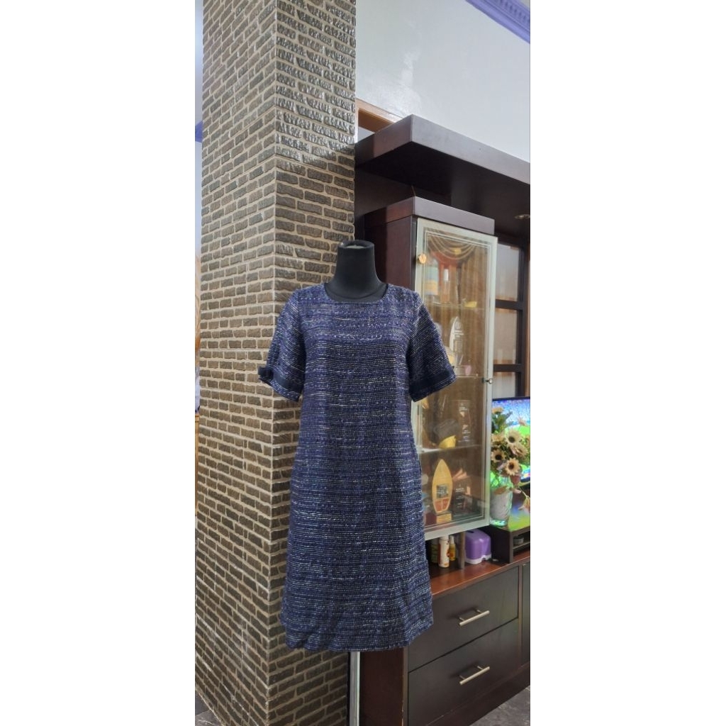 Dress tweed shift / Mini dress tweed
