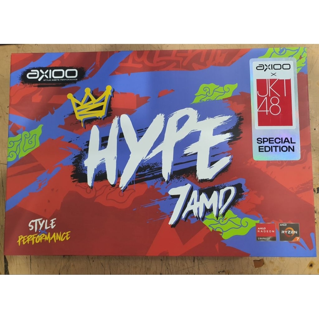 Axioo Hype 7 Amd X7 Ryzen 7 5825u 16gb ram / 512 ssd win 11 pro