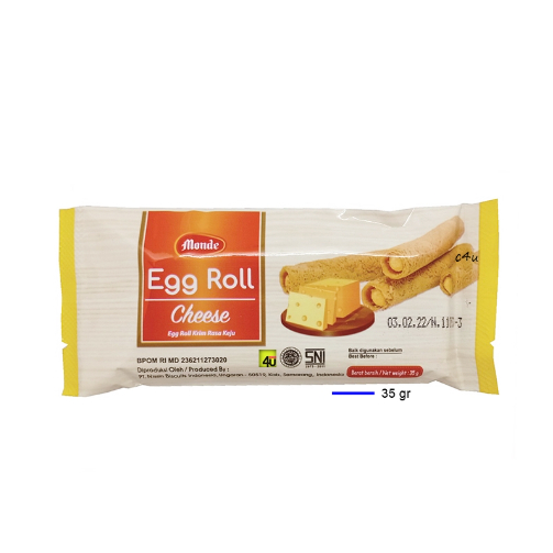 Monde Egg Roll Cheese wafer