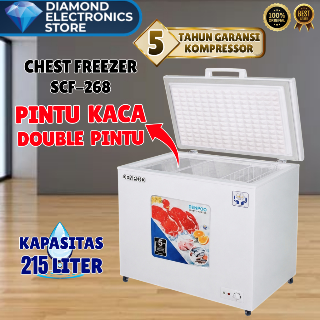 Chest freezer Denpoo SCF 268 CG TERLARIS