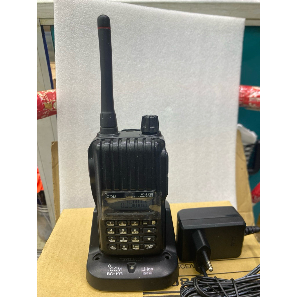 HT ICOM Ic-u80l 350 mhz bekas