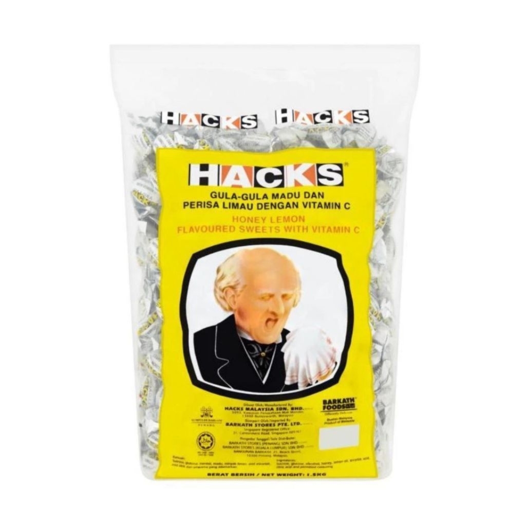 Hacks Permen Lemon  batuk permen pedas Hack