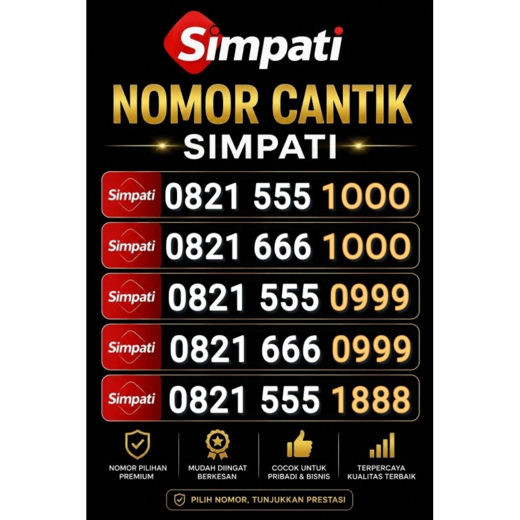 TELKOMSEL NOMER CANTIK 11 DIGIT 3GB NASIONAL
