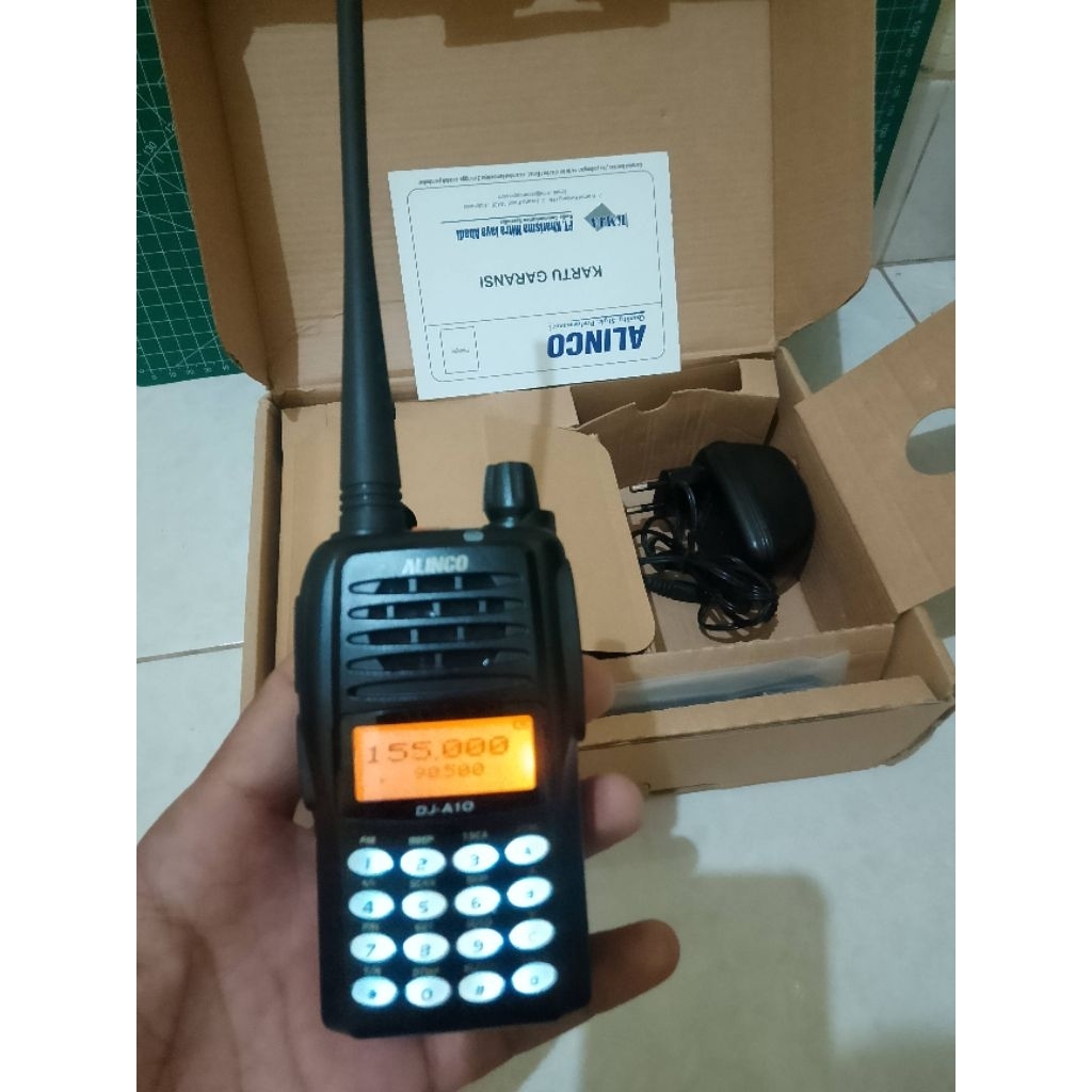 HT ALINCO DJ-A10 ORIGINAL BEKAS RASA BARU TANPA BOX