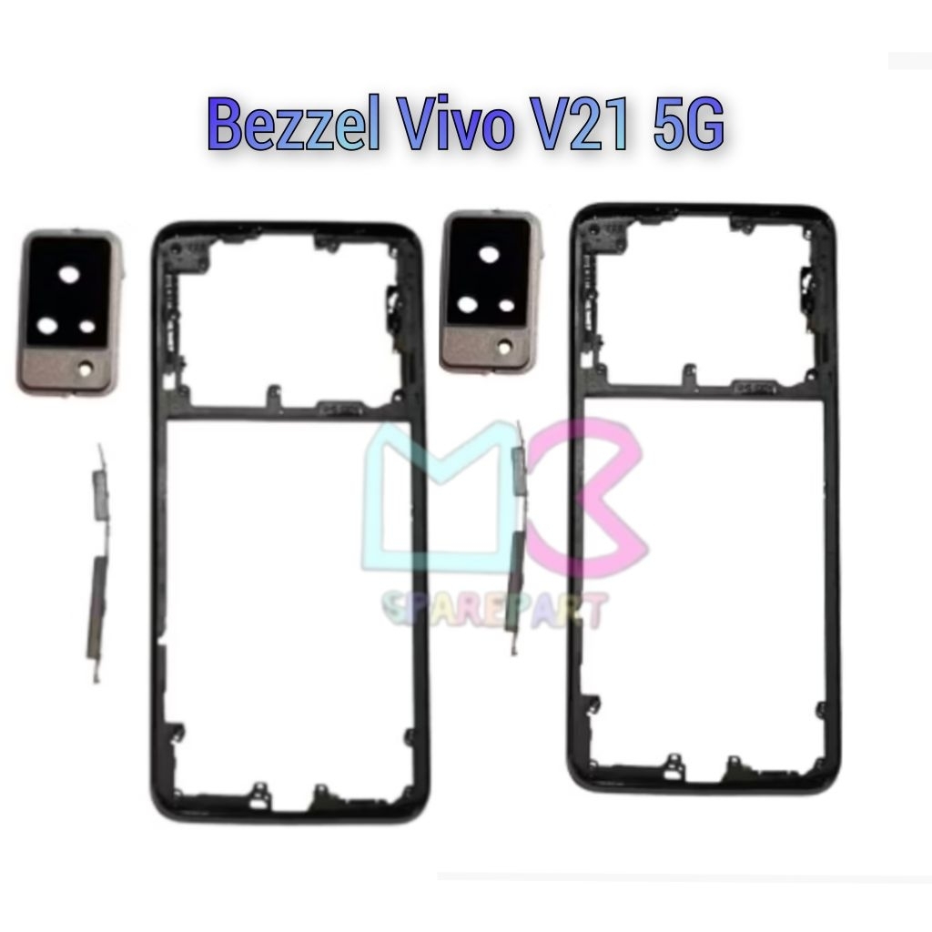BEZZEL VIVO V21 5G CASING TULANG MESIN FULSET