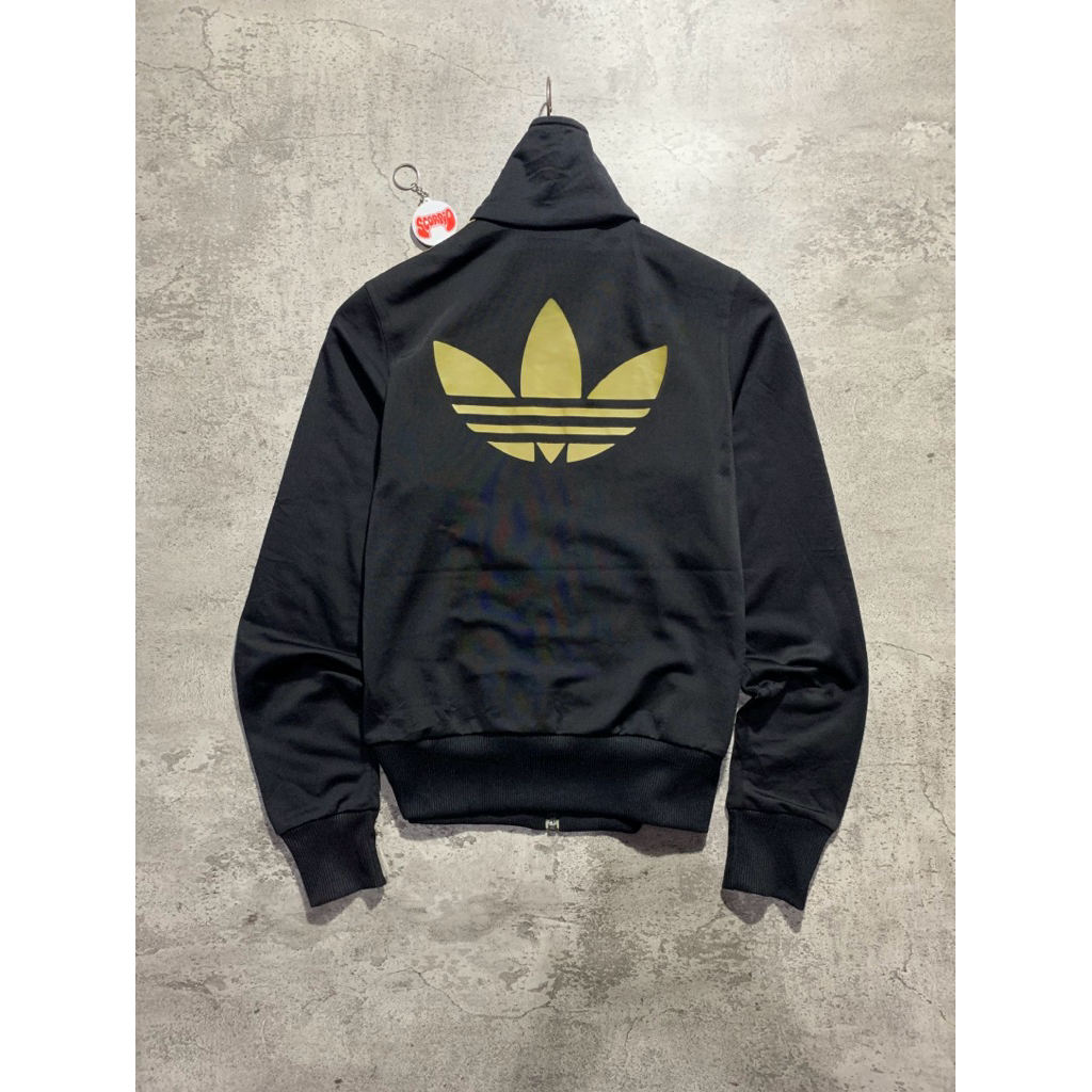 TRACKTOP ADIDAS BIG LOGO BLACK - GOLD 85
