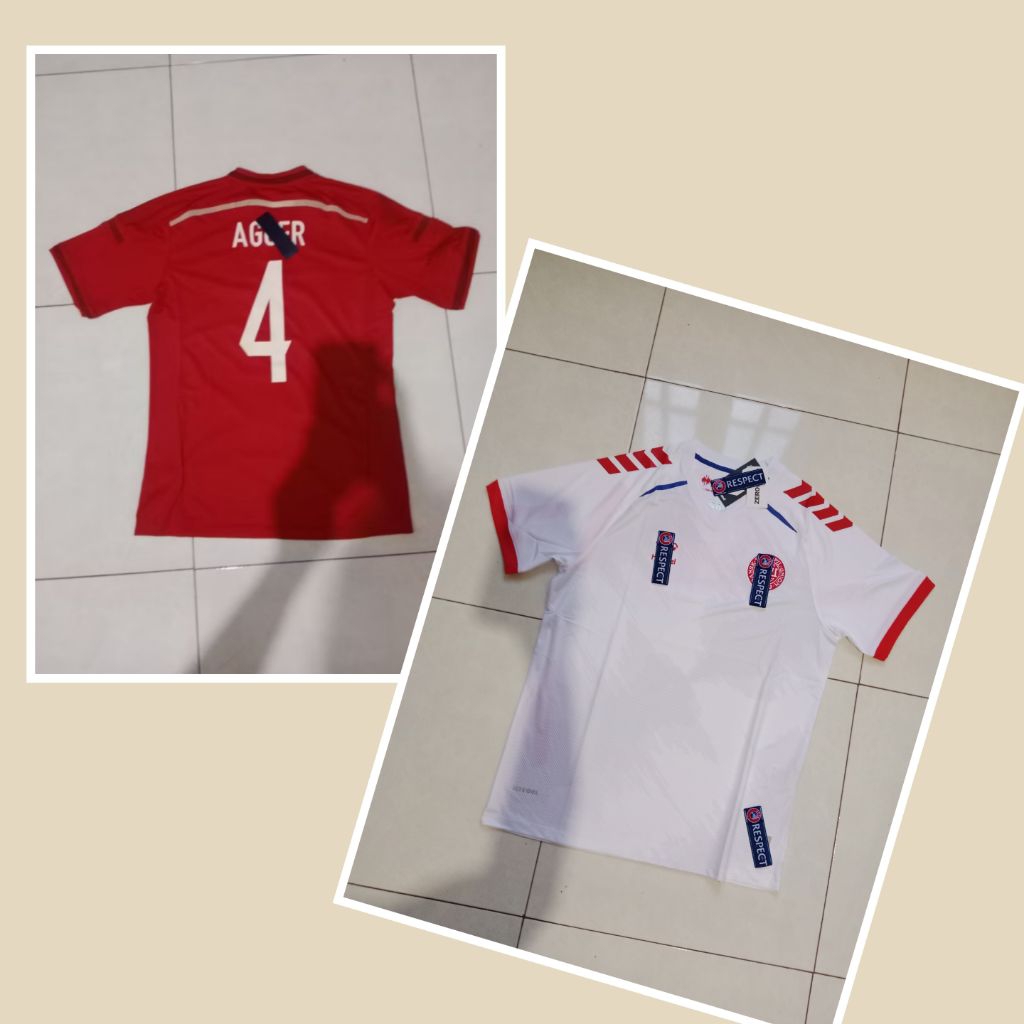jersey Denmark white red