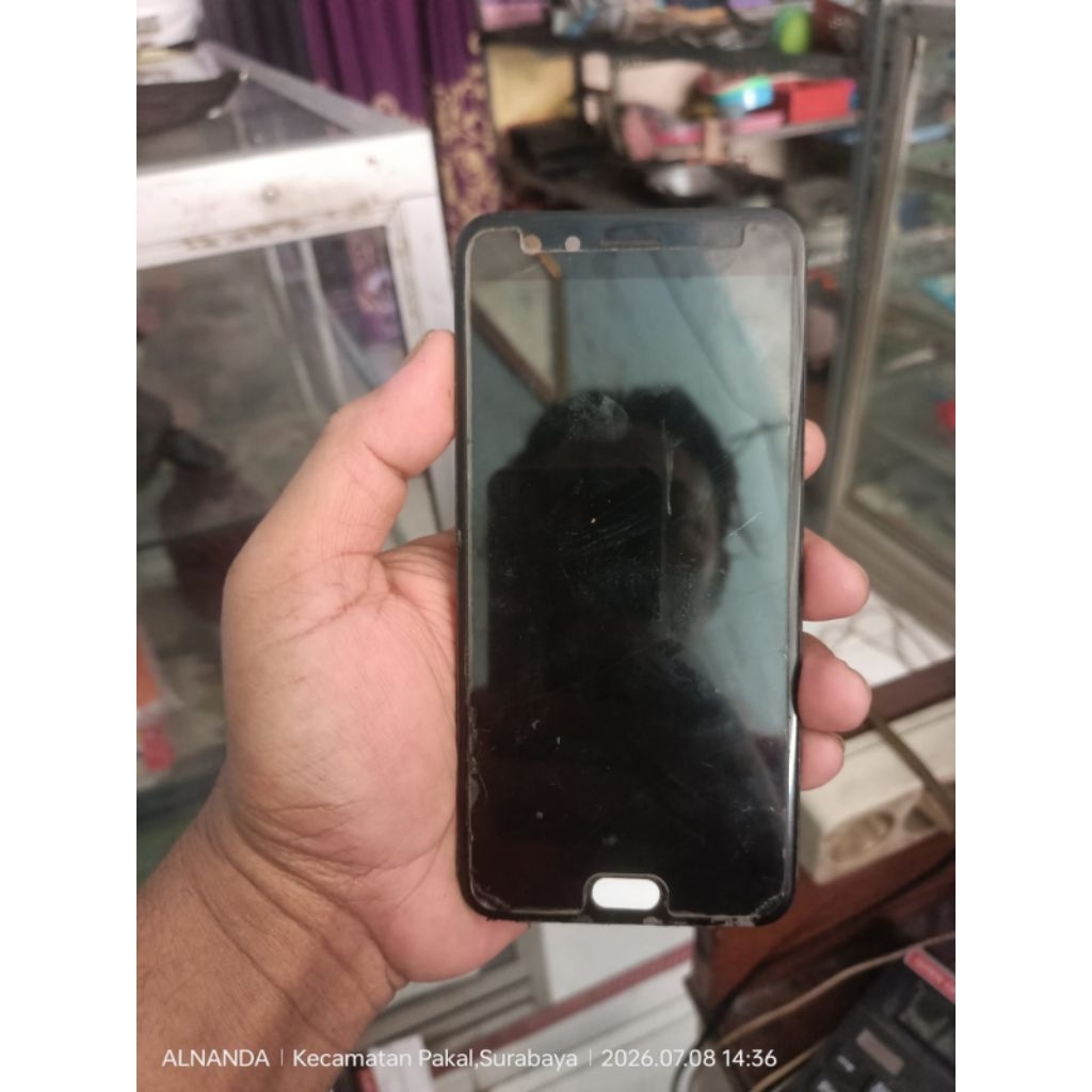 lcd ori copotan oppo f3