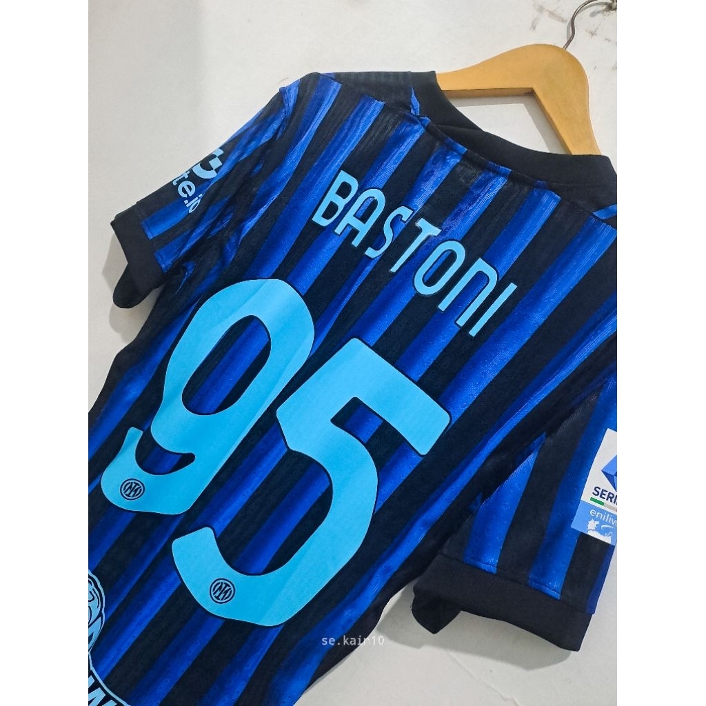 [PLAYER ISSUE] Jersey Inter Milan Home 2025/26 - Bastoni - Full Patch Serie A - L