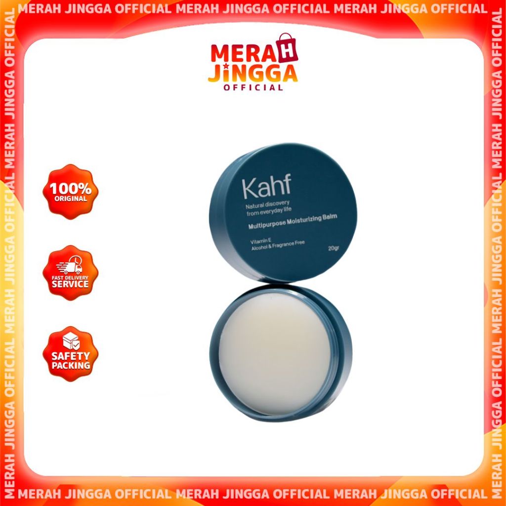 Kahf Multipurpose Moisturizing Balm 20g Alcohol & Fragrance Free | Merah Jingga Official