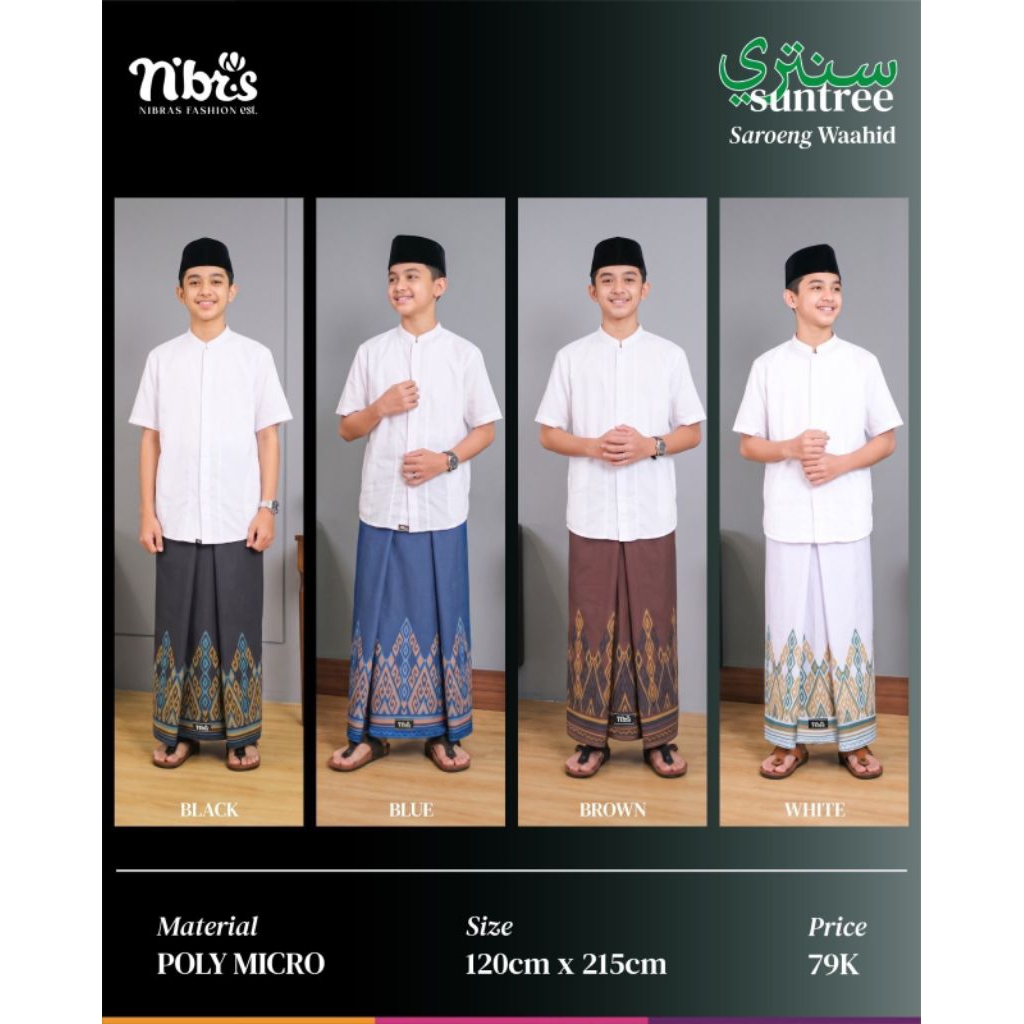 READY STOK SARUNG PREMIUM NIBRAS / SAROENG WAAHID/ SAN 001 / SAN 002 / SAN 003 / SAN 004 / SNB 17 / 