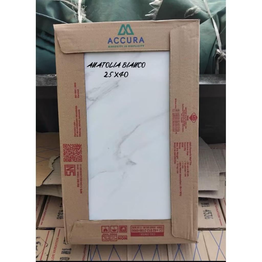 Keramik Dinding Mulia 25x40 ANATOLIA BIANCO