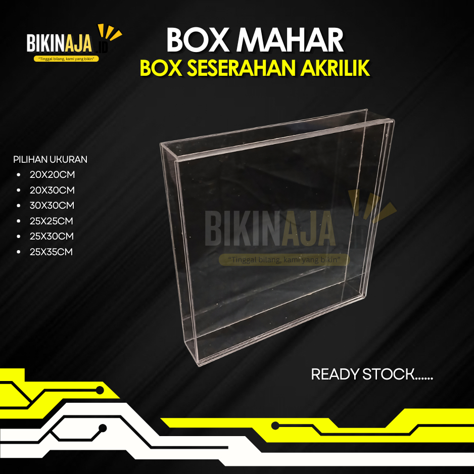 Box Mahar Seserahan Akrilik Transparan / Box seserahan / Box Akrilik