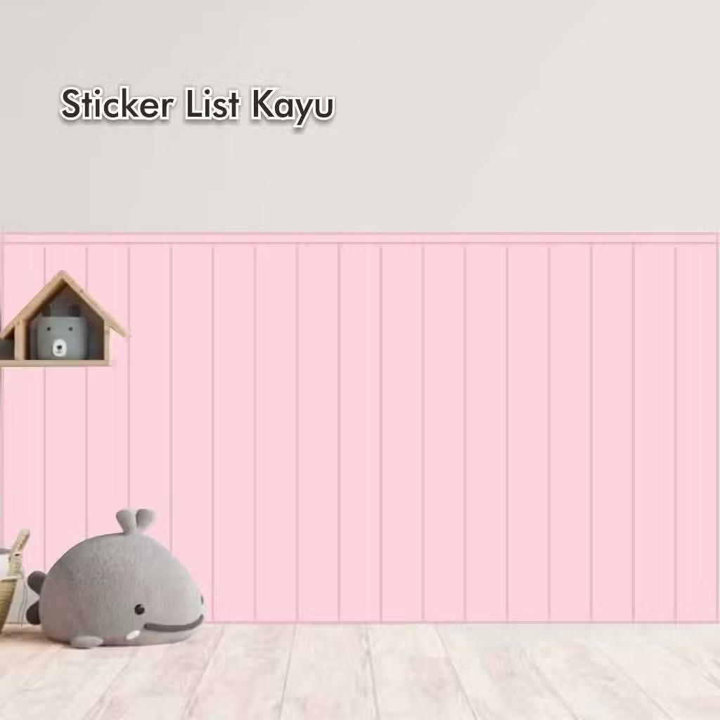 STIKER LIST KAYU/ STICKER KAYU / WALLPAPER LIST KAYU / WALLPAPER CUSTOM/WALLPAPER STIKER DINDING