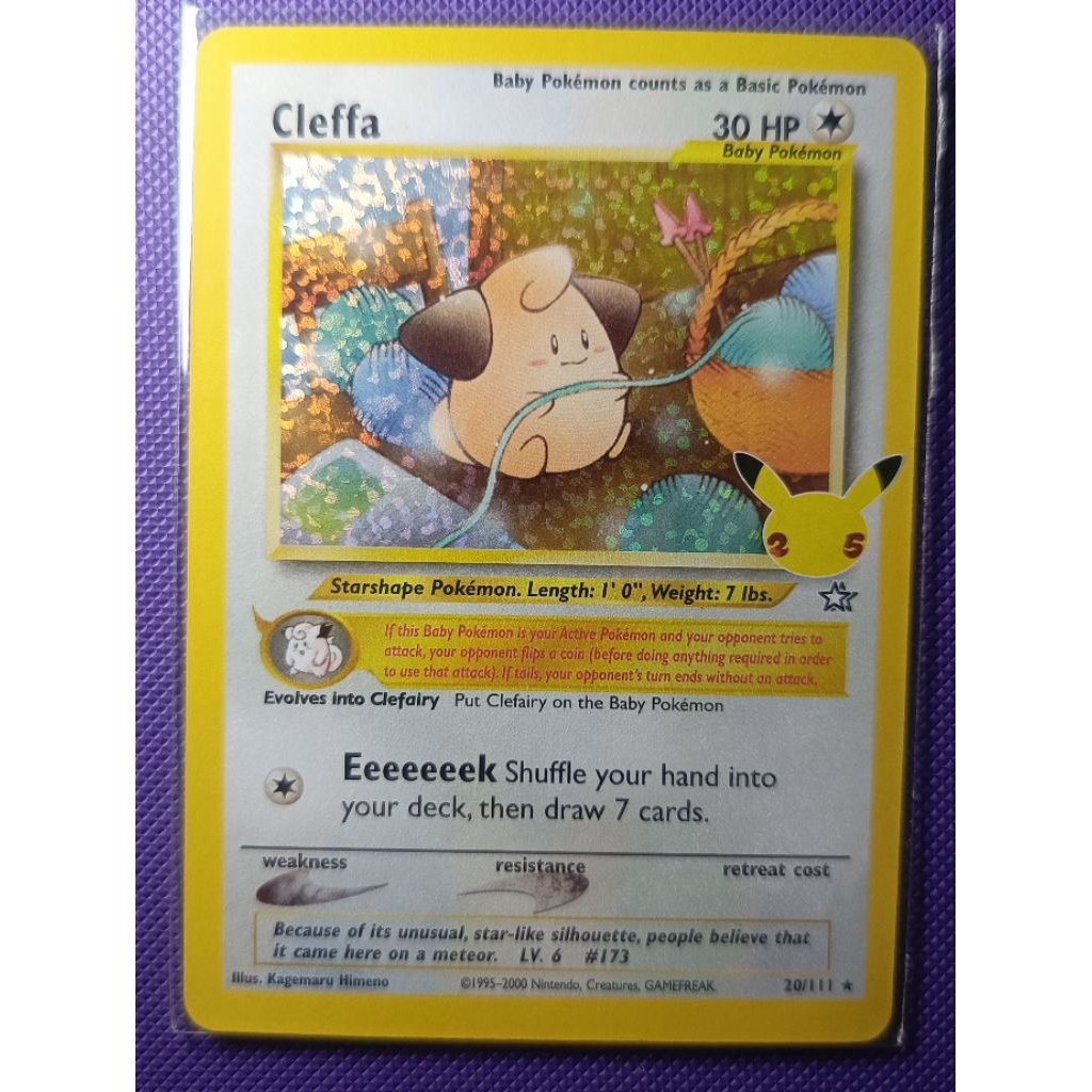 Pokemon  English - CLEFFA  (25th)
