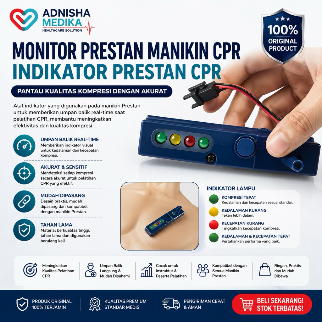 MONITOR PRESTAN MANIKIN CPR / INDIKATOR PRESTAN CPR