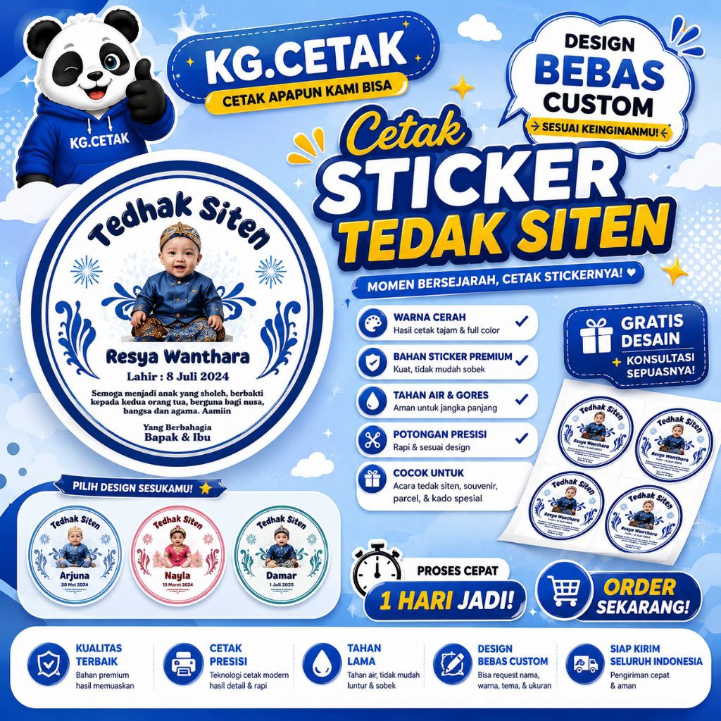 STICKER TEDAK SITEN CUSTOM/STICKER TEDAK SITEN JAWA