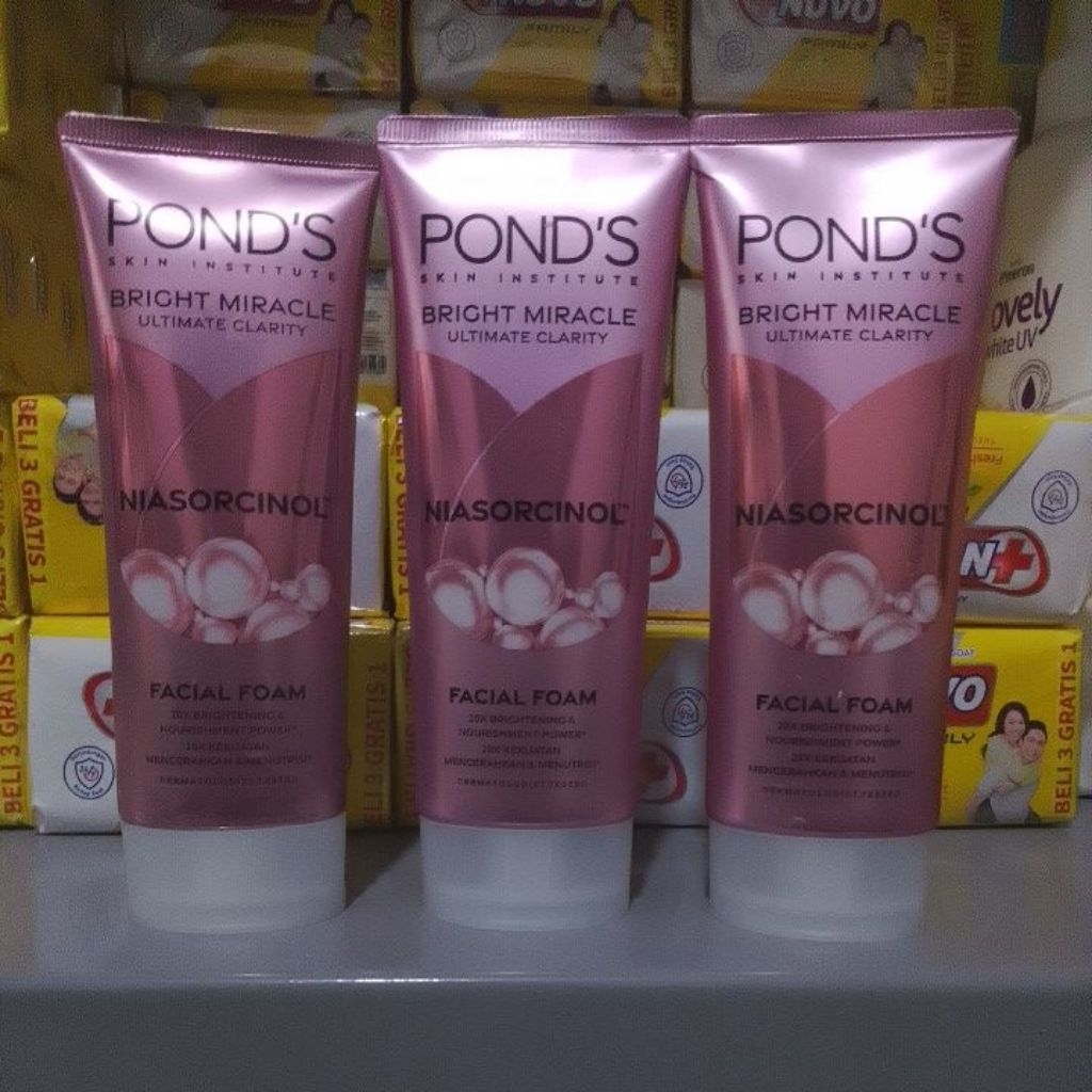 ponds facial foam niasorcinol 100 gram