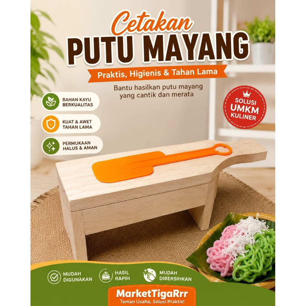 cetakan kue putu mayang