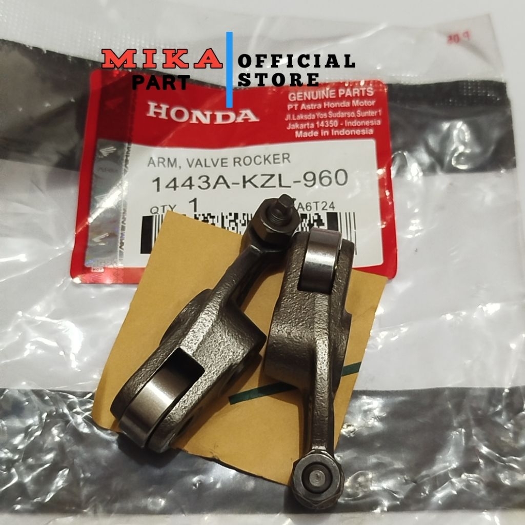 TEMPLAR PLATUK KLEP ARM VALVE ROCKER BEAT FI F1 STATER KASAR KODE PART 1443A-KZL-960
