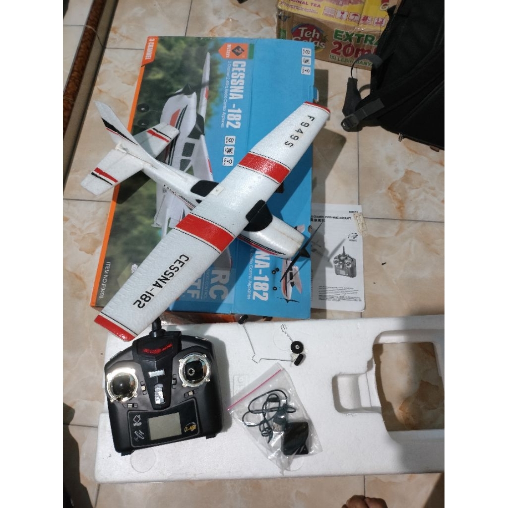rc pesawat mini cessna wltoys