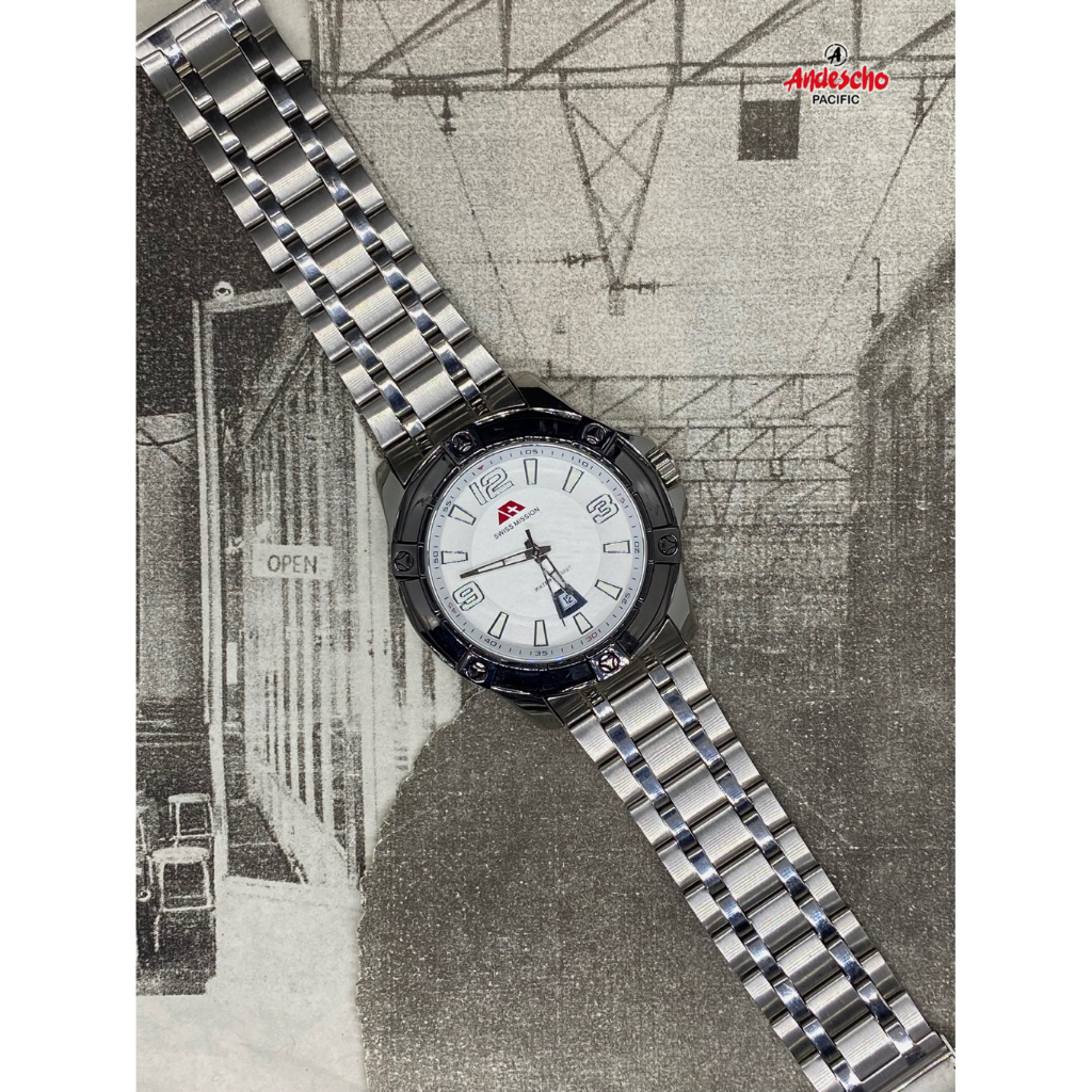 JAM TANGAN PRIA SWISS MISSION SM-20235 GARANSI 1 TAHUN